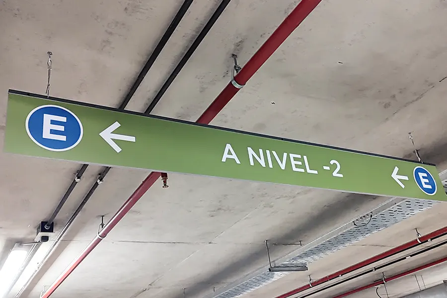 Cartelería Señalética Estacionamiento